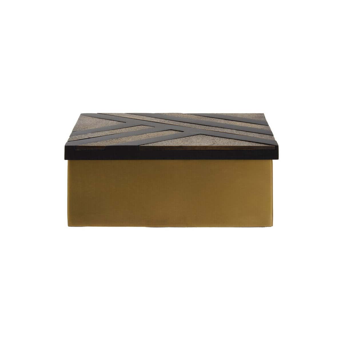 Aris Small Black and Gold Storage Box