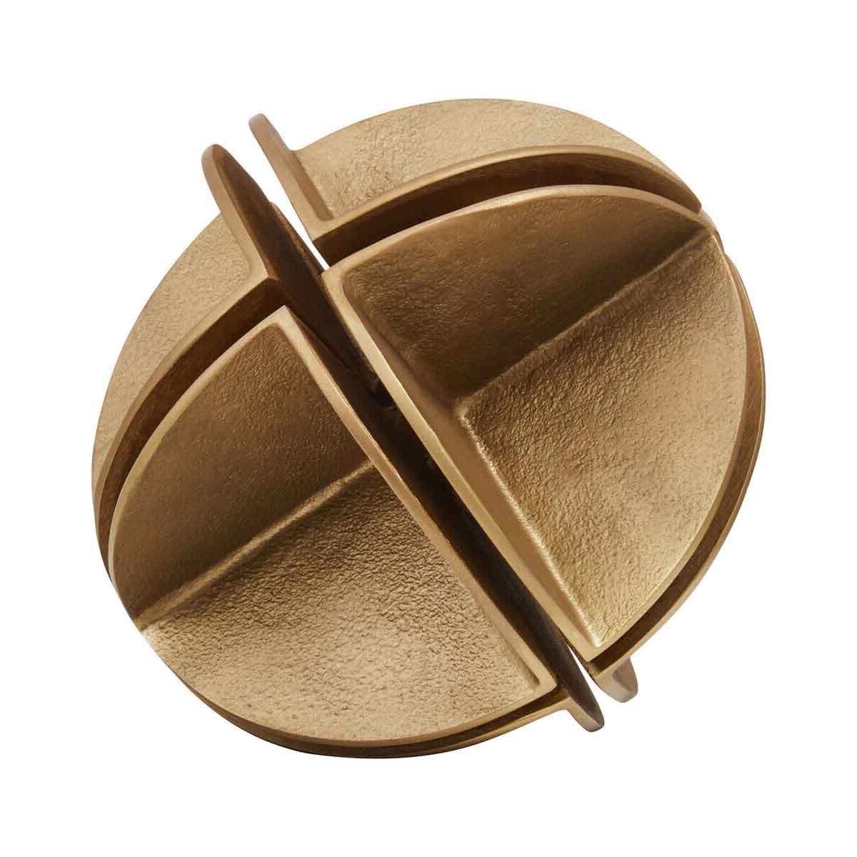 Prato Brass Finish Sculpture