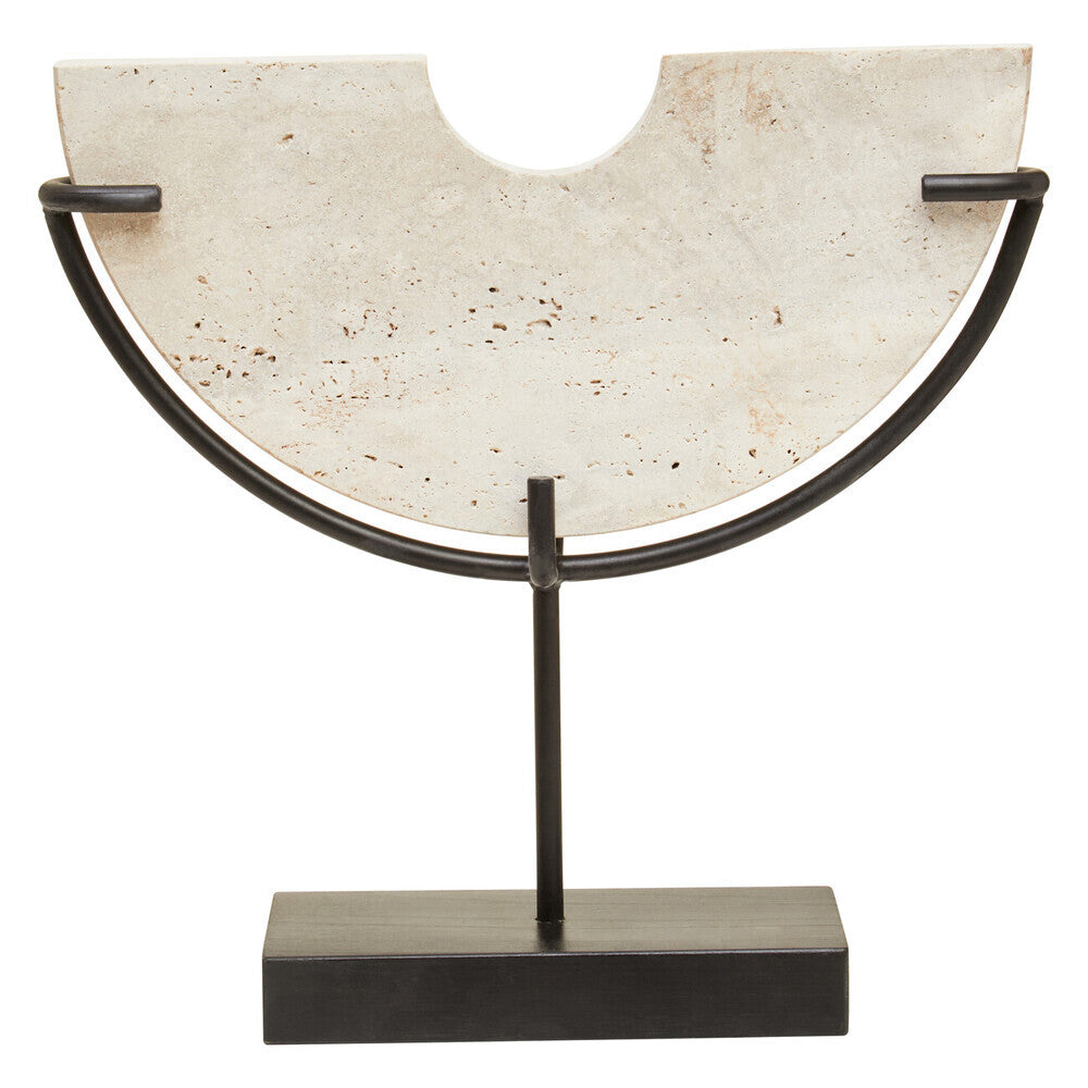 Tibor Travertine Small Sculpture