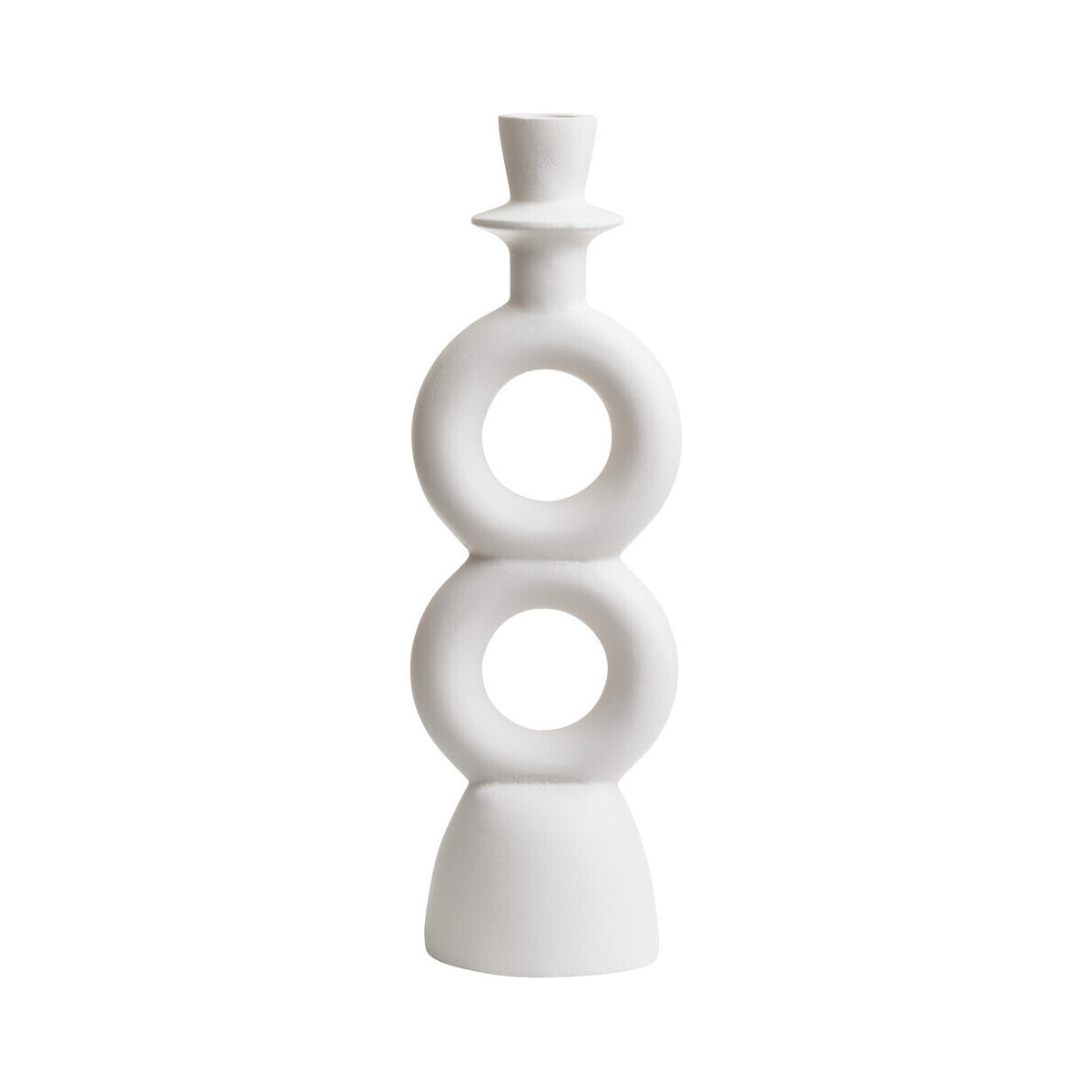 Hapax Large Cream Candle Holder