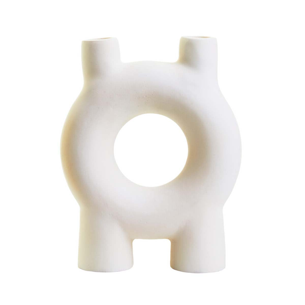 Hapax Small Cream Candle Holder