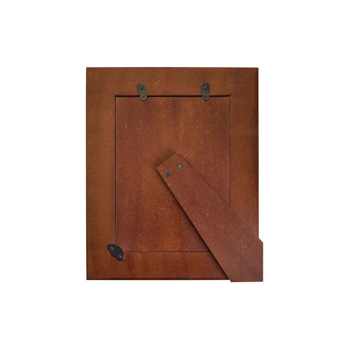 Decio 5 x 7In Cream And Brown Photo Frame