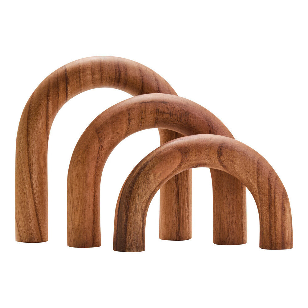 Cato Natural Wood Arch Sculpture