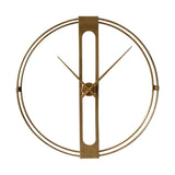 Beauly Gold Finish Dual Ring Wall Clock