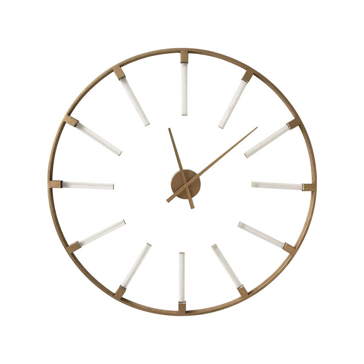 Beauly Gold Finish Round Wall Clock