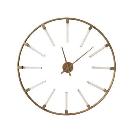 Beauly Gold Finish Round Wall Clock