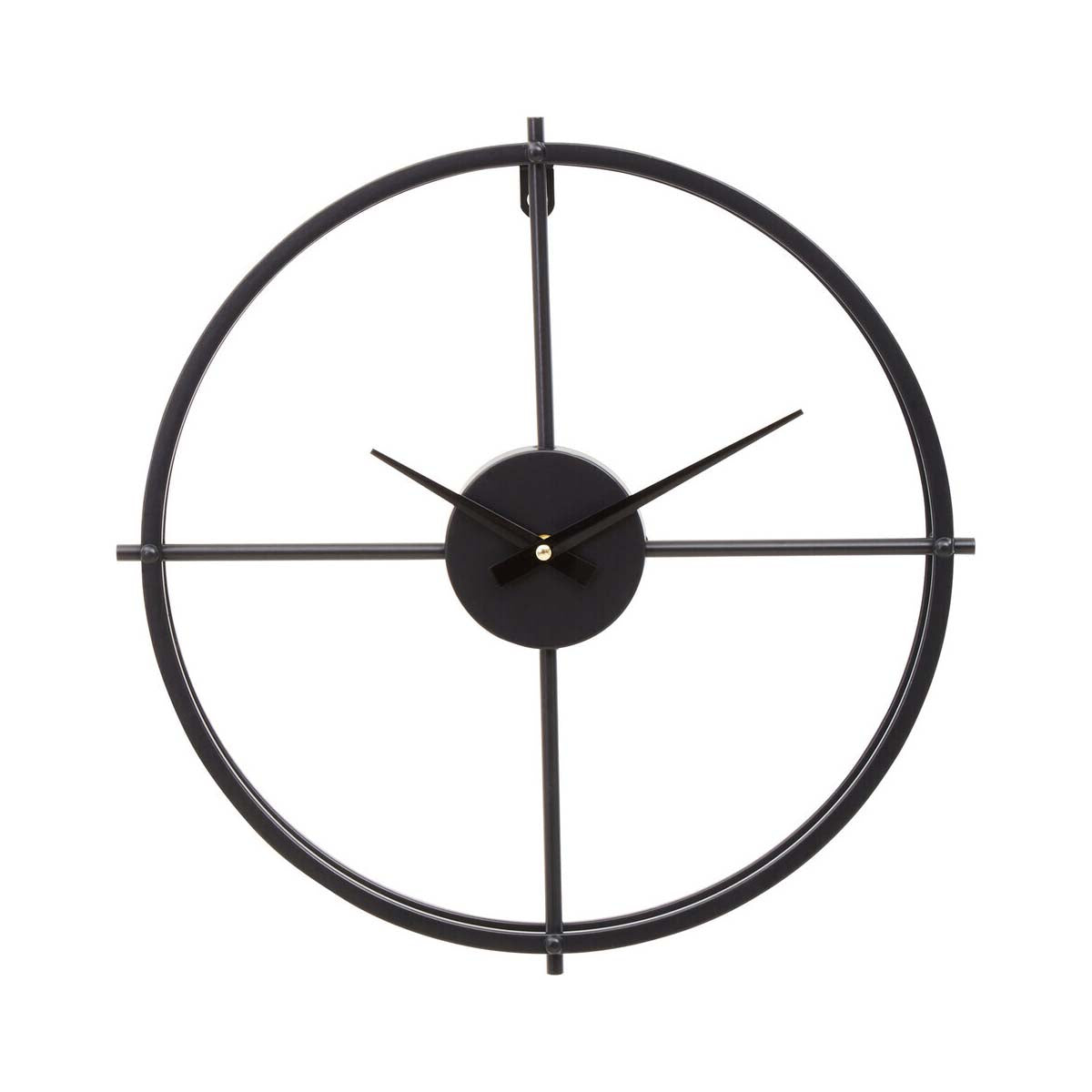 Kent Small Black Finish Wall Clock