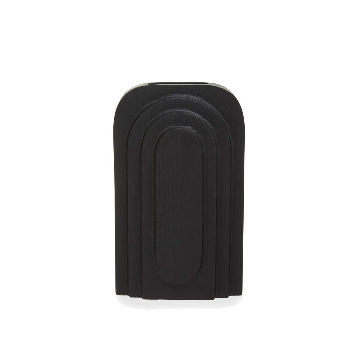 Hapax Tall Matt Black Finish Vase