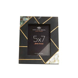 Oriana 5In X 7In Mother of Pearl and Gold Inlay Large Photo Frame