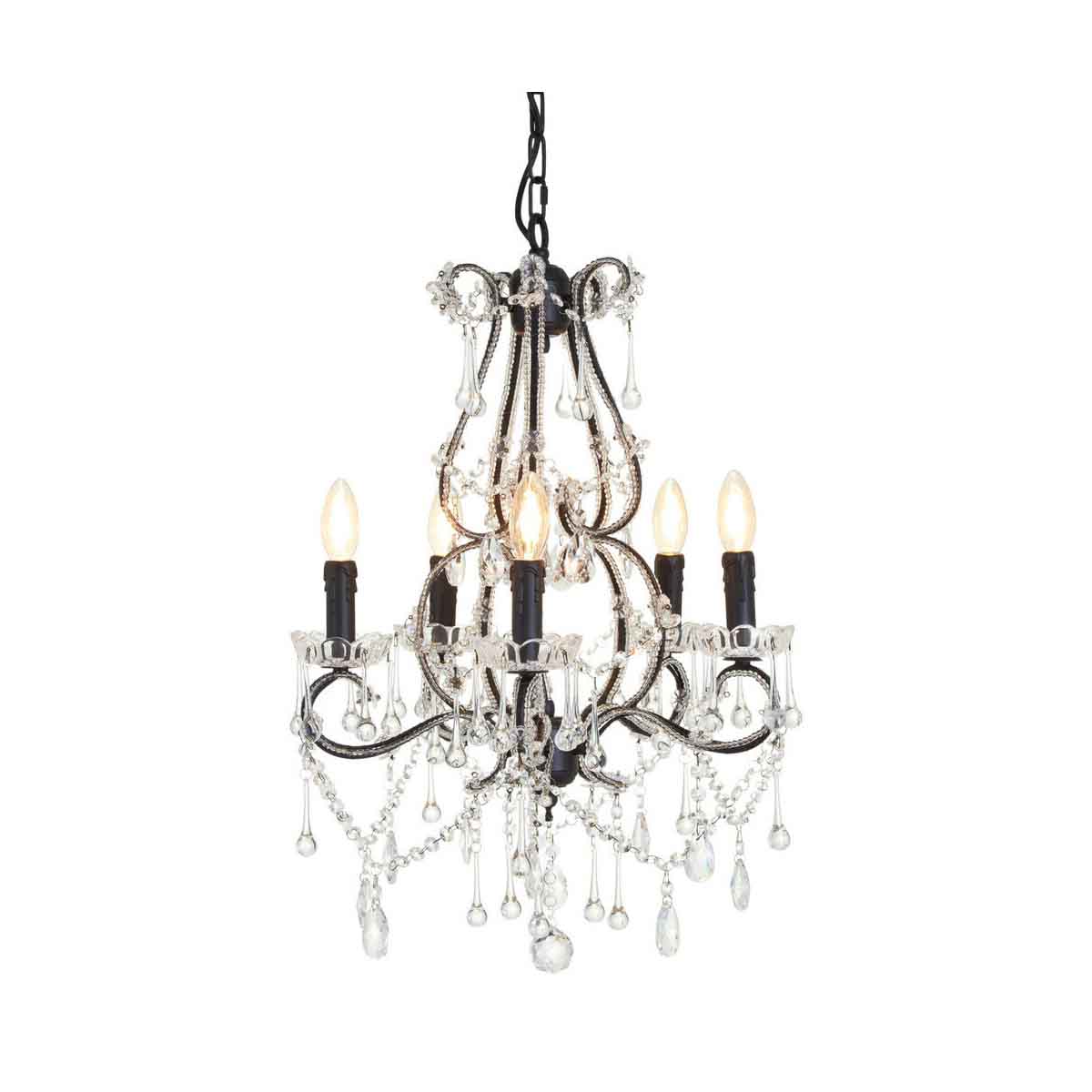 Kensington Townhouse 5 Bulbs Chandelier.