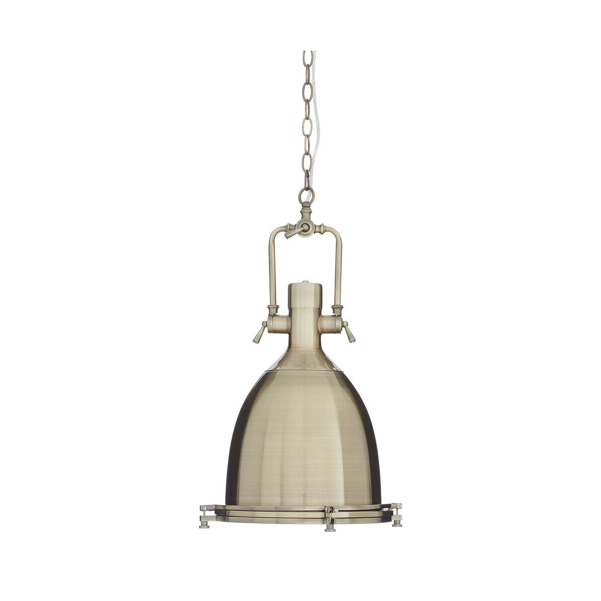 Lexington Large Antique Brass Pendant Light