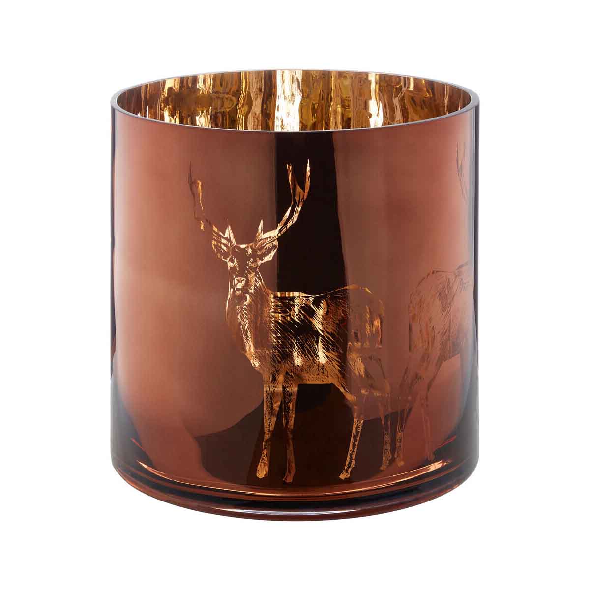 Large Brown Stag Candle Holder