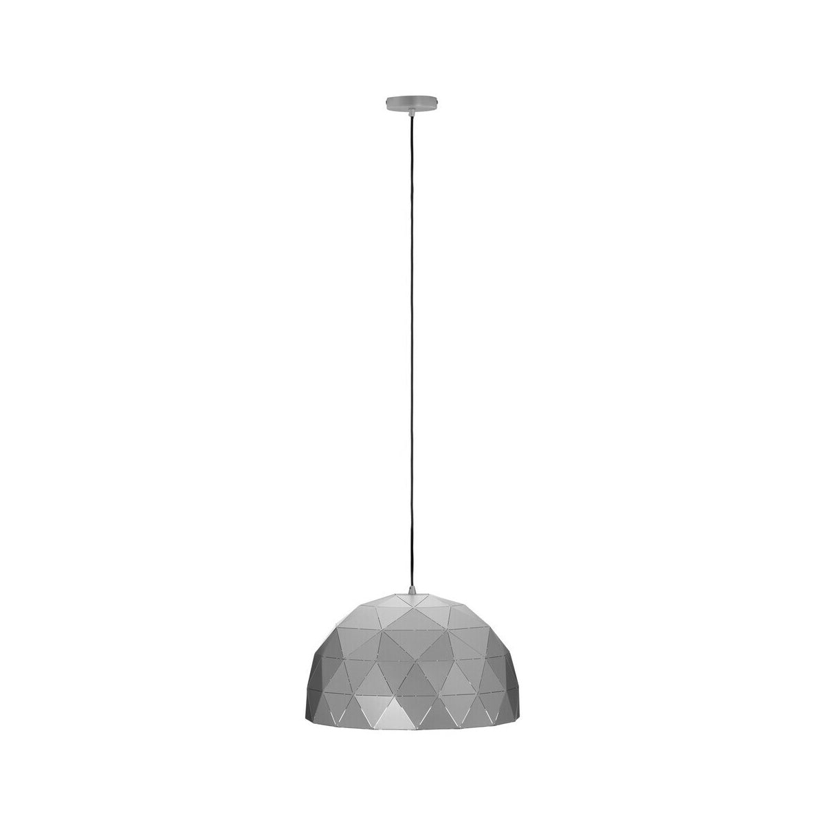 Mateo Medium Silver Dome Pendant Light