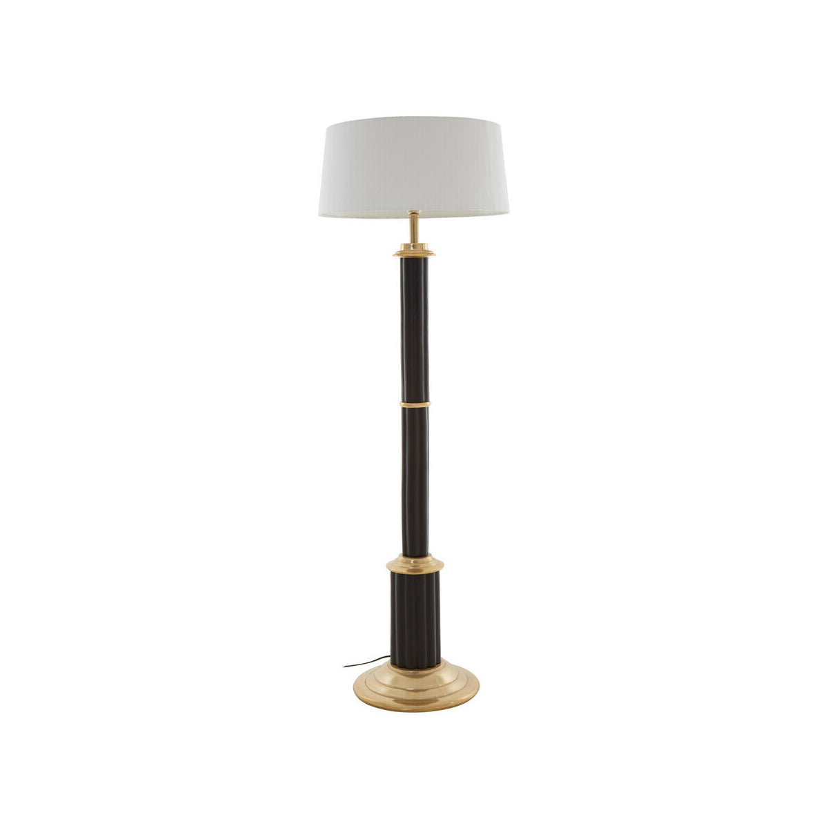 Macey Black & Gold Floor Lamp