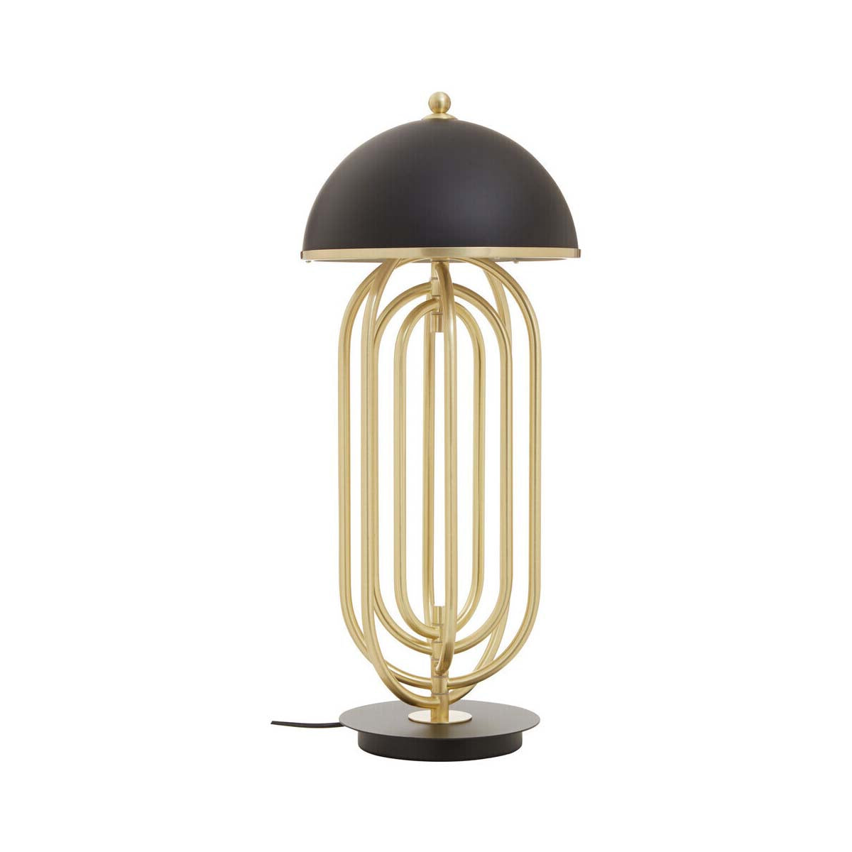 Metropolis Table Lamp With Black Shade