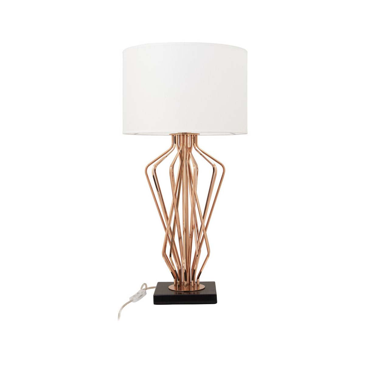 Kensington Townhouse White Shade Table Lamp