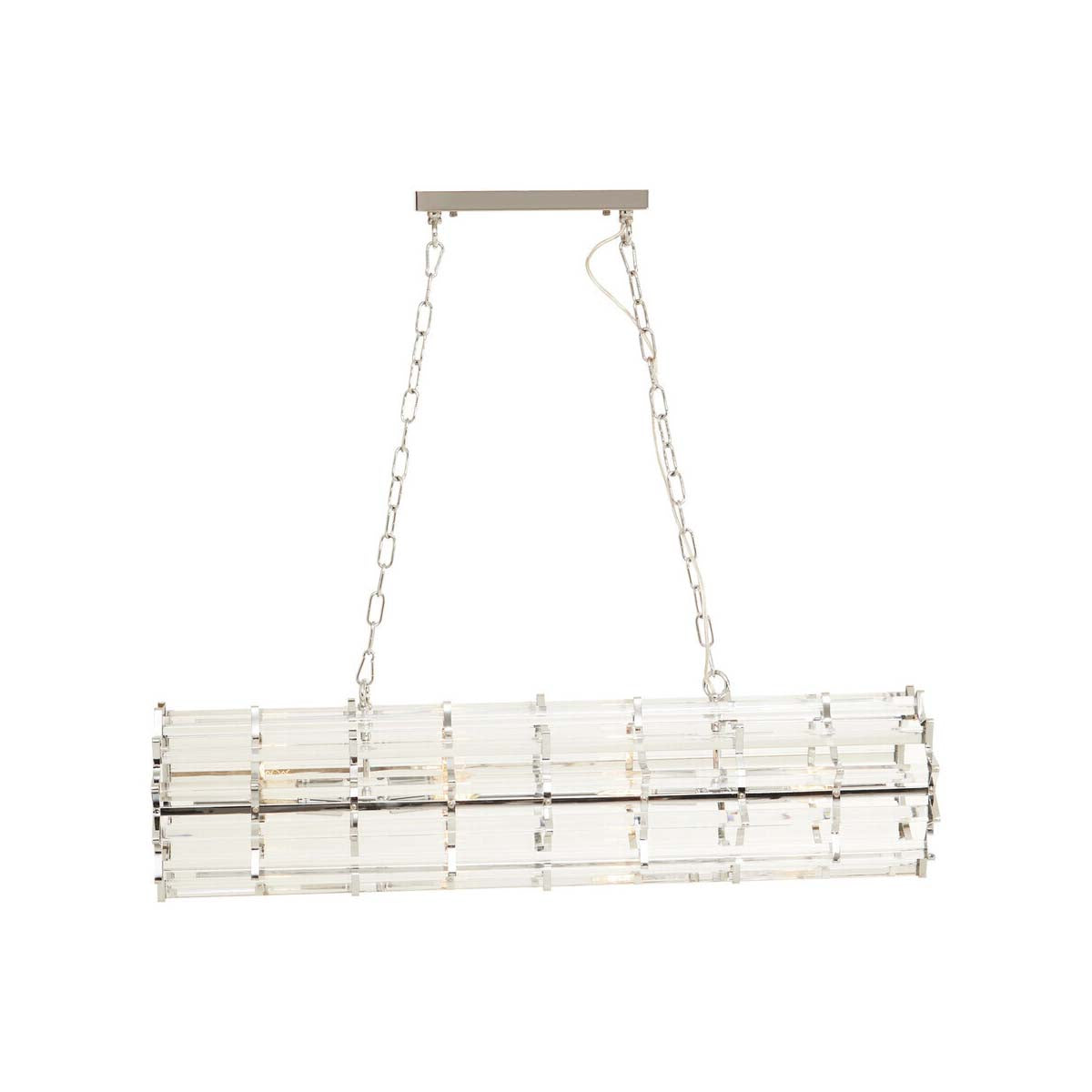 Karli Chrome Eight Bulb Pendant Light