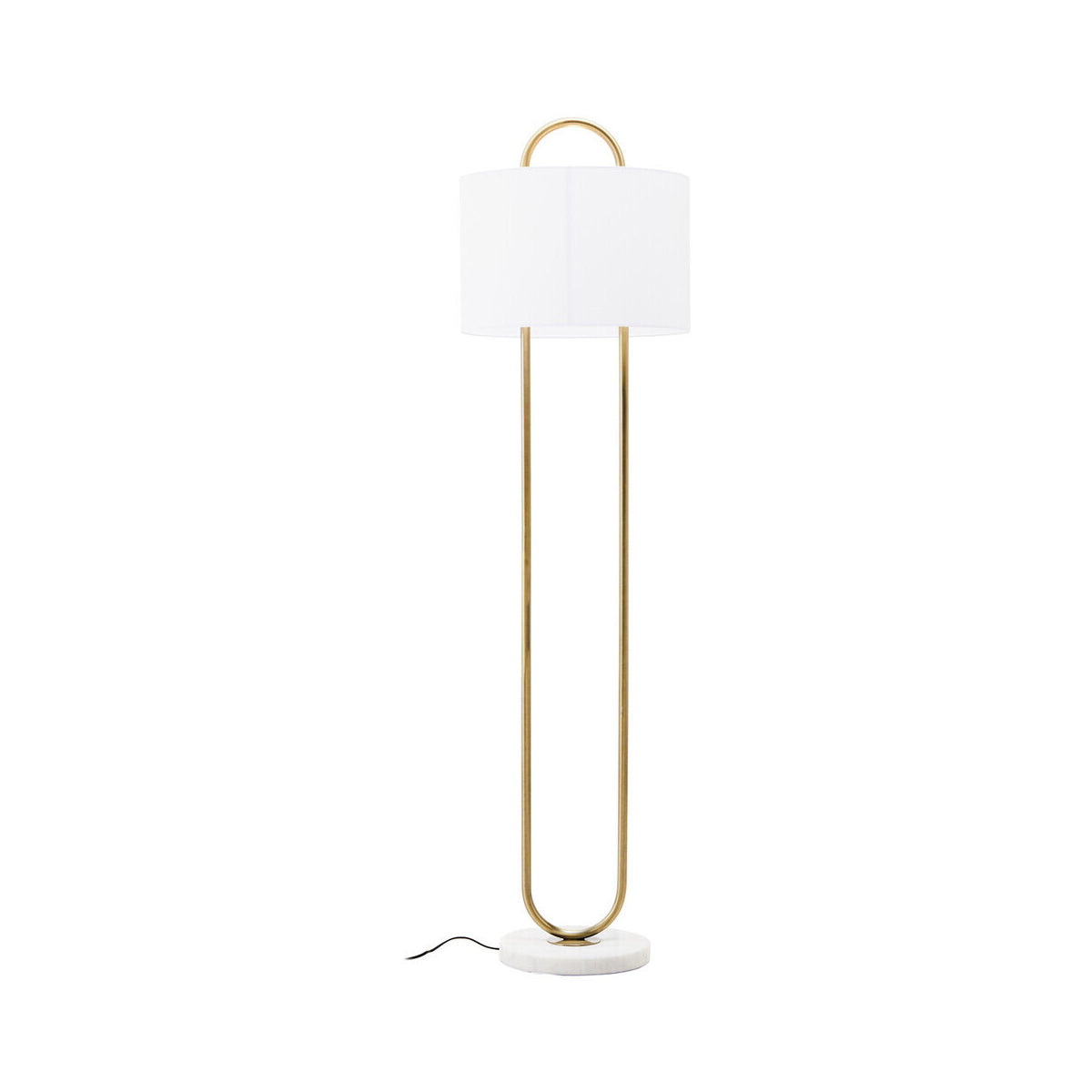 Nolan White And Gold Floor Lamp