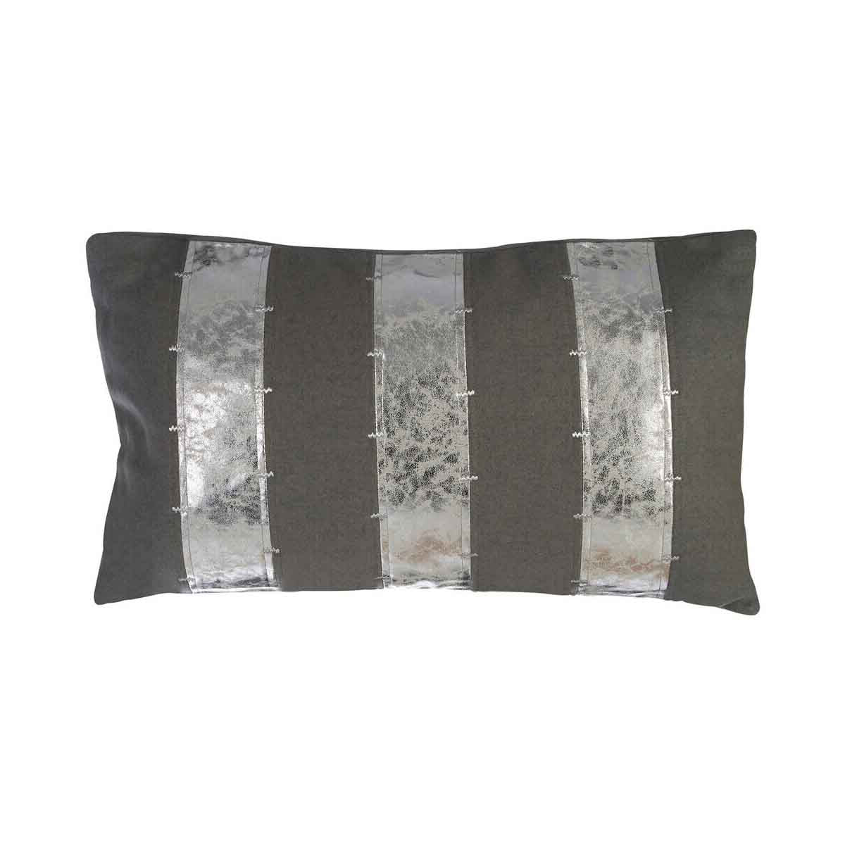Bosie Kensington Townhouse Grey and Silver Cushion