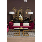 Bosie Kensington Townhouse Cream And Gold Check Cushion