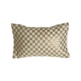 Bosie Kensington Townhouse Cream And Gold Check Cushion