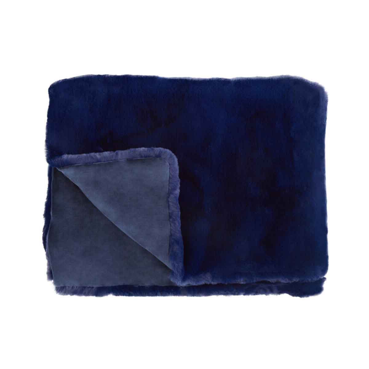 Bosie Lamina Navy Blue Throw