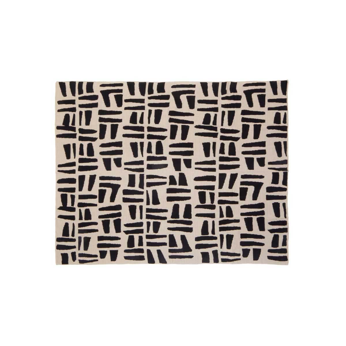 Bosie Ozella Natural And Black Throw
