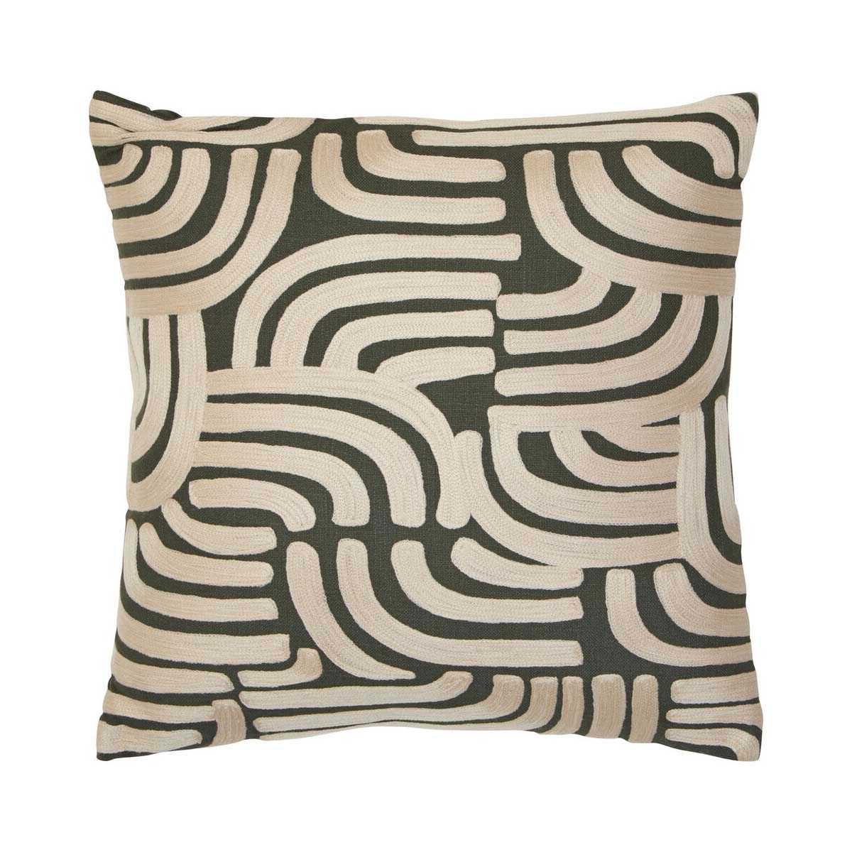 Bosie Ozella Natural And Green Cushion