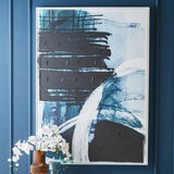 Astratto Blue and Black Wall Art