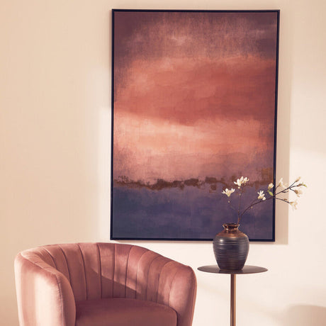 Astratto Pink and Purple Classic Wall Art