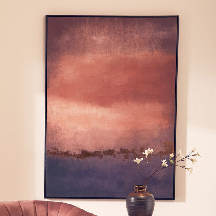 Astratto Pink and Purple Classic Wall Art