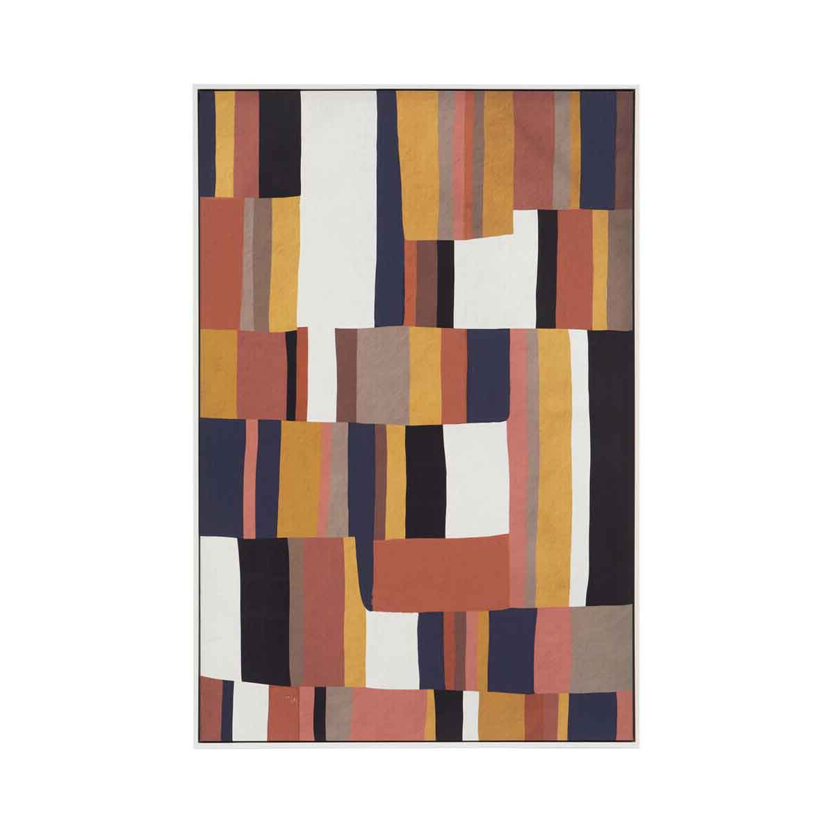 Astratto Multicoloured Block Wall Art
