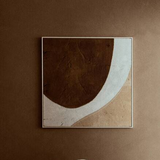 Astratto Brown and Natural Textured Wall Art