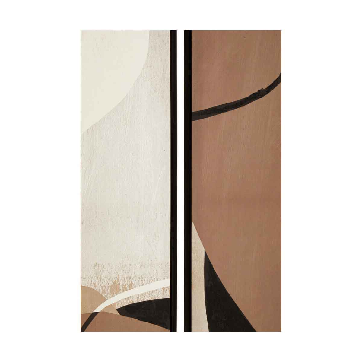 Astratto Set Of 2 Multi Colour Textured Wall Art