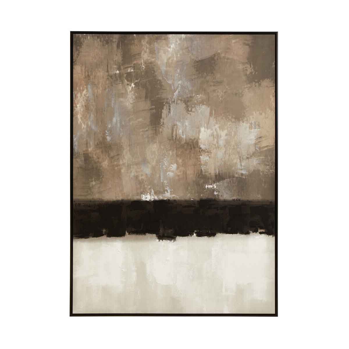 Astratto Monochrome Textured Canvas Wall Art