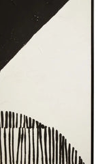 Astratto Black and White Abstract Textured Wall Art