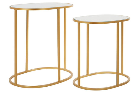 Avantis Set Of 2 Oval Side Tables