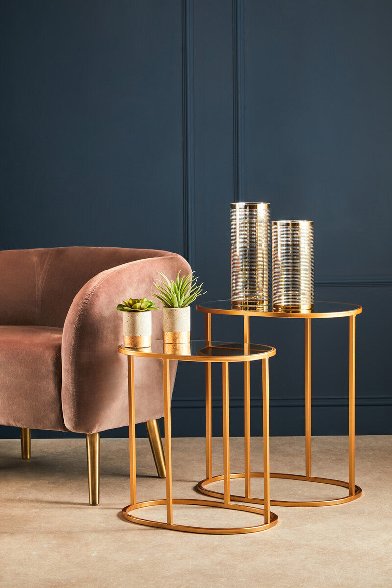 Avantis Set Of 2 Oval Side Tables