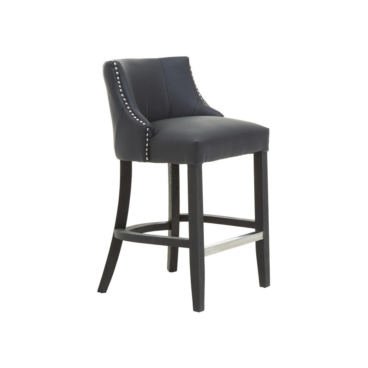 Kensington Townhouse Black Hevea Bar Chair