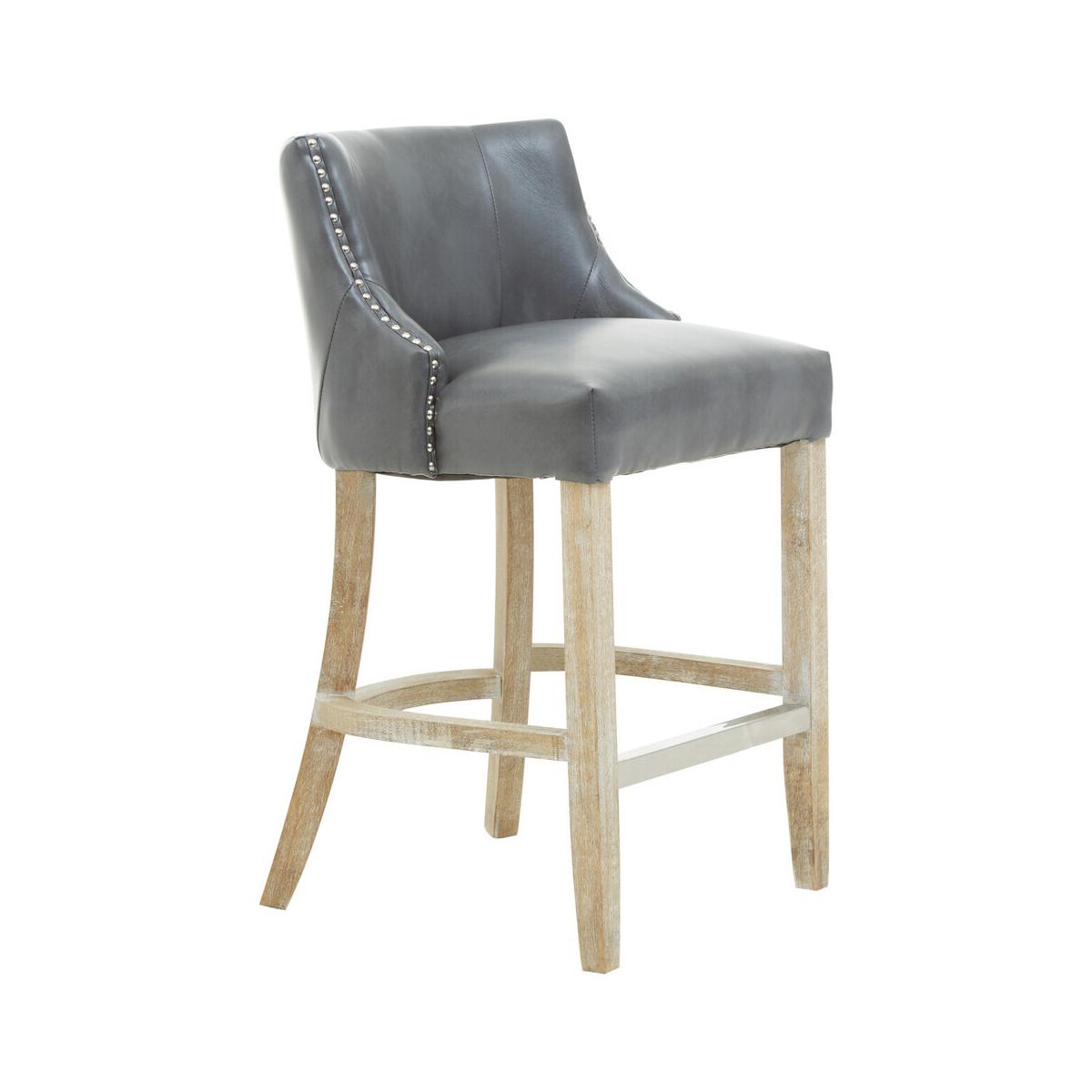 Kensington Townhouse Grey Hevea Bar Chair