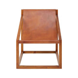 Kendari Brown Cubic Frame Chair
