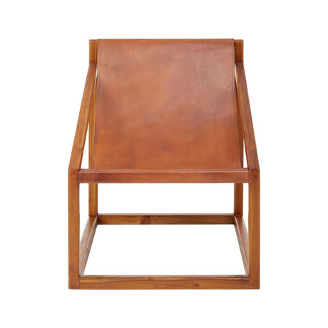 Kendari Brown Cubic Frame Chair