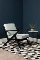 Kendari Grey Cow Leather Chair