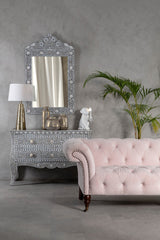 Fusion 2 Drawer Chest with Mother of Pearl Inlay