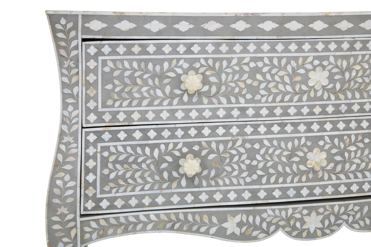 Fusion 2 Drawer Chest with Mother of Pearl Inlay