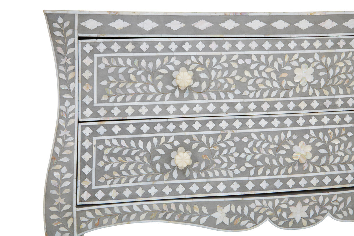Fusion 2 Drawer Chest with Mother of Pearl Inlay