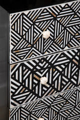 Fusion Bone Monochrome Chest of drawers