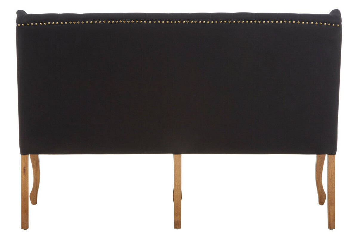 Harrison 2 Seat Black Bench