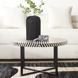 Boho Cross Base Coffee Table