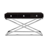 Kensington Townhouse Hair On Hide 3 Drawer Console Table